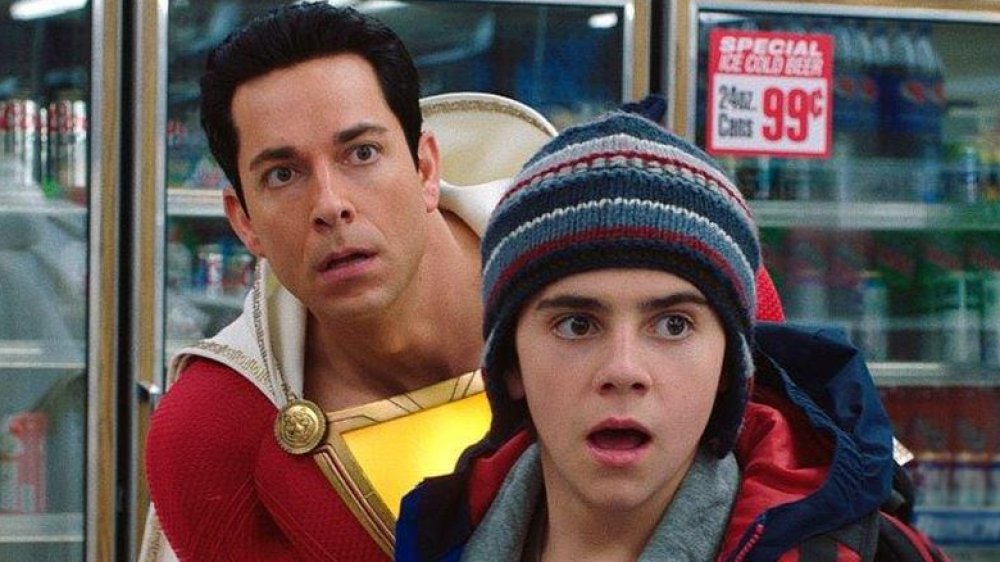 Zachary Levi and Jack Dylan Grazer in Shazam!