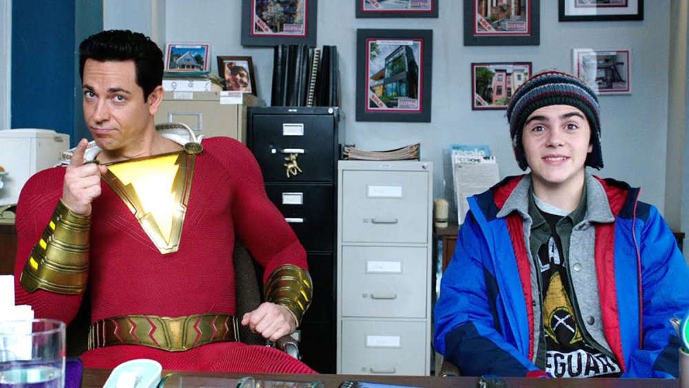 Zachary Levi and Jack Dylan Grazer in Shazam!
