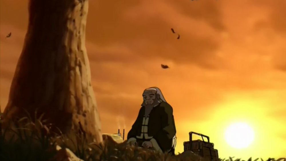 Iroh mourns his son on Avatar: The Last Airbender