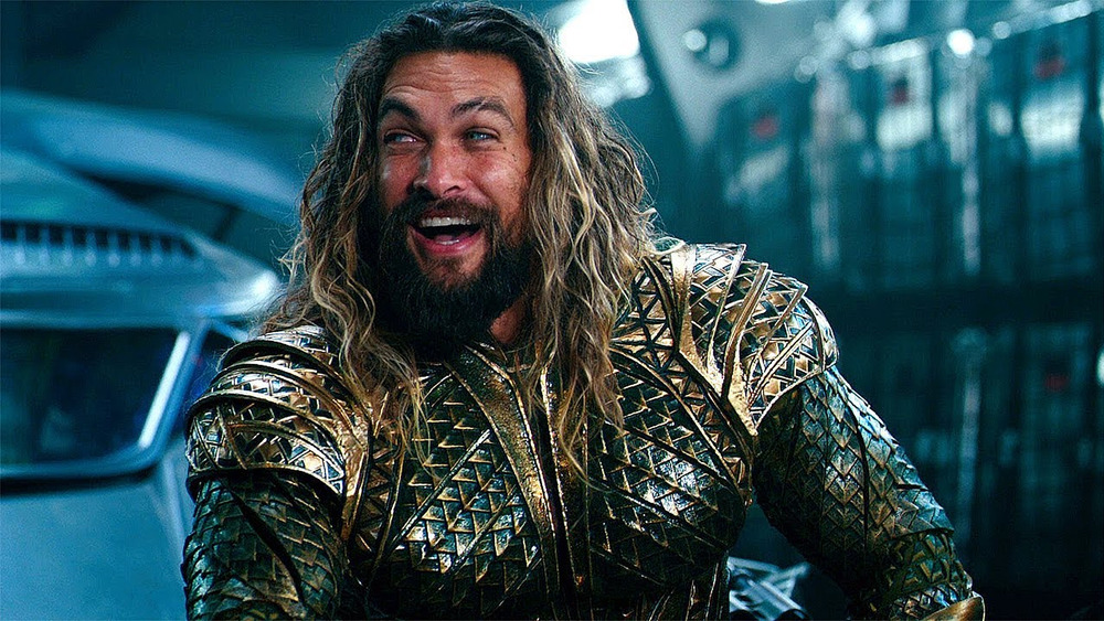 Jason Momoa as Aquaman in Justice League