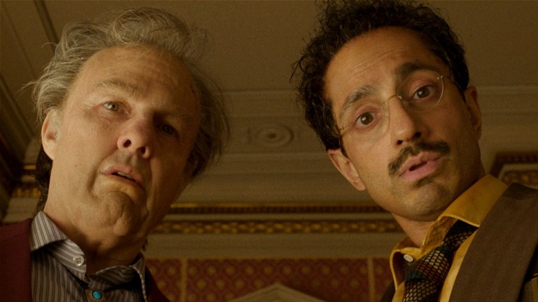 Digger Rockwell and Dr. Nirav Ganesh looking down in Digger