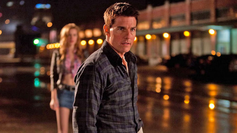 Jack Reacher stood in street