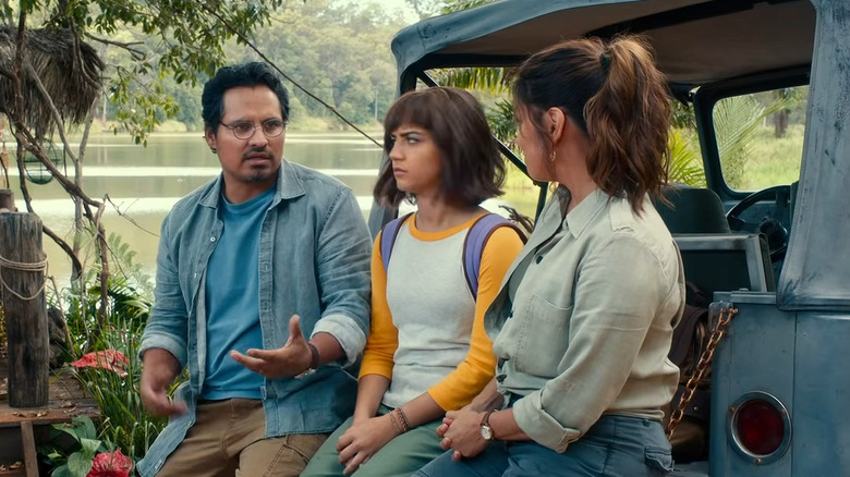 Cole Marquez talking to Dora