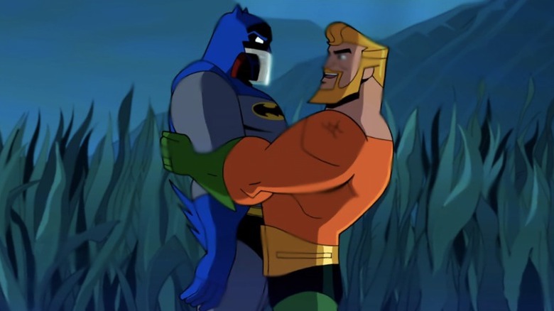 Batman and Aquaman in Batman: The Brave and The Bold
