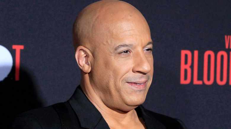 Vin Diesel smiling at cameras