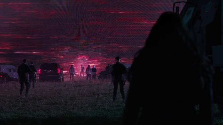 Darcy gazing at the Hex barrier