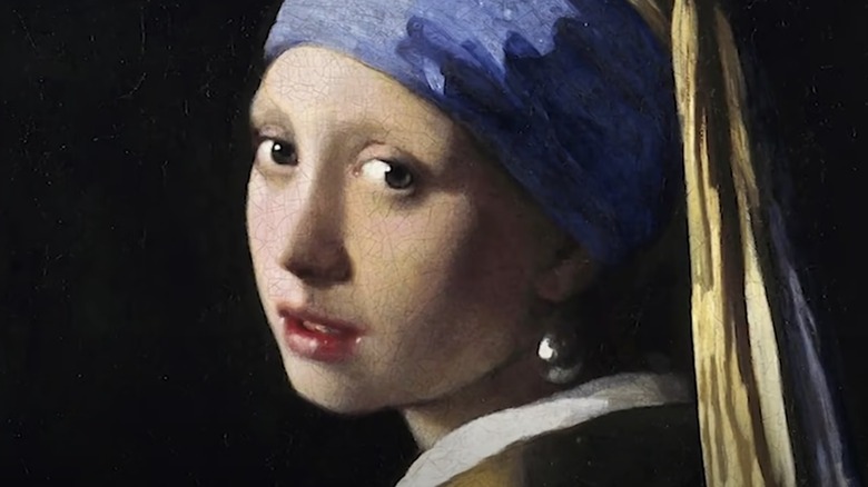 Girl with pearl earring painting
