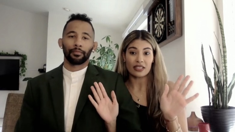 Jackie and Josh appear at reunion via video