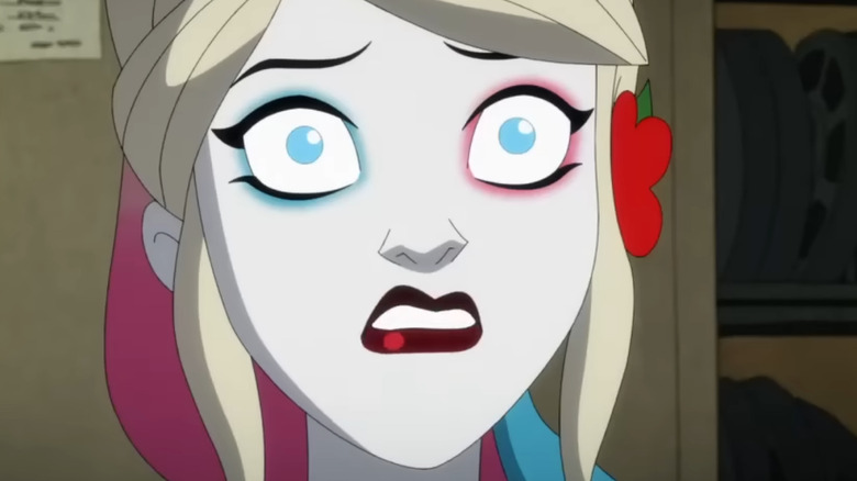 Harley Quinn looking shocked