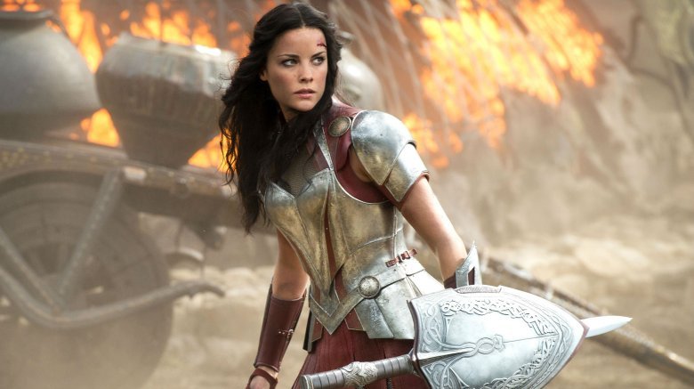 Jaimie Alexander as Sif in Thor: The Dark World