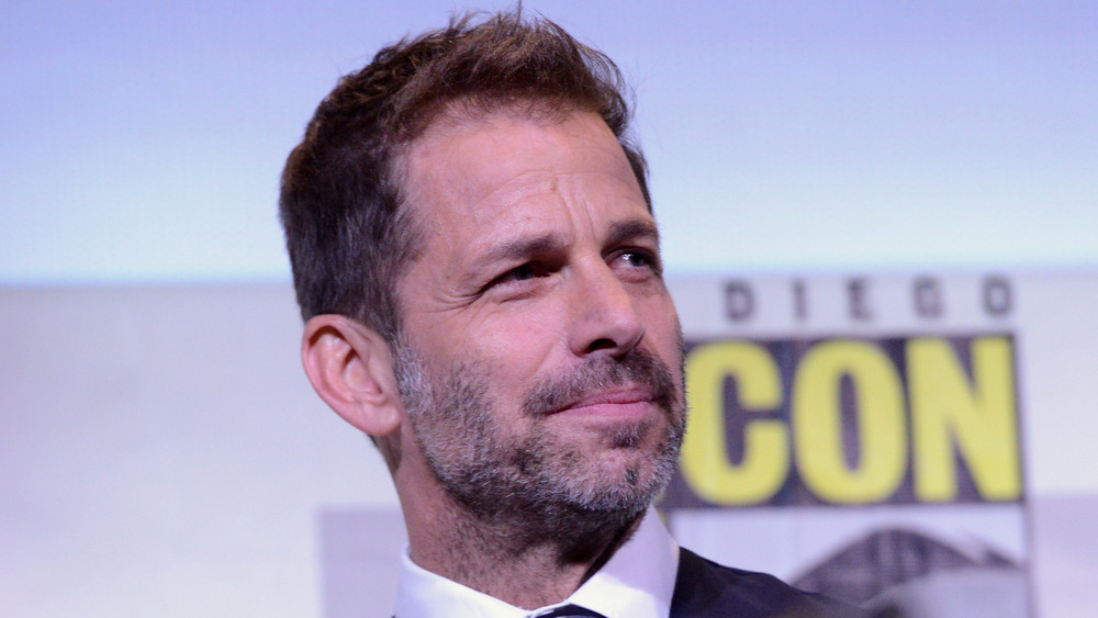 Zack Snyder smiling