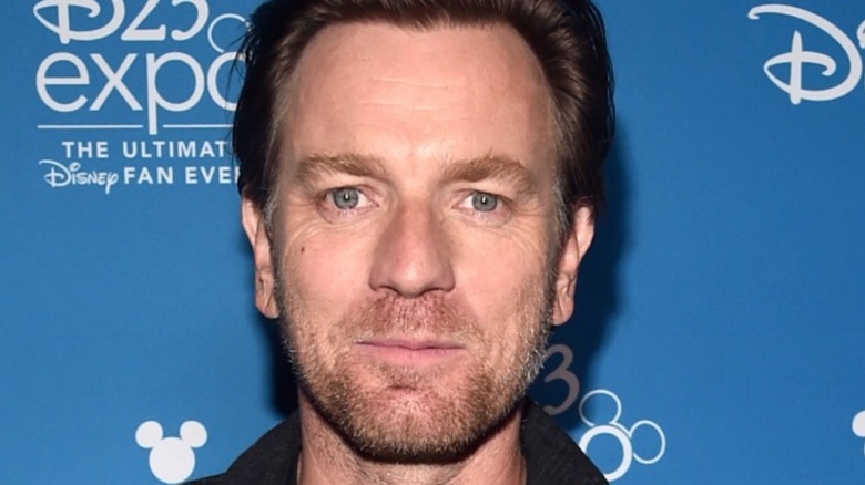 Ewan McGregor smiling at D23 Expo