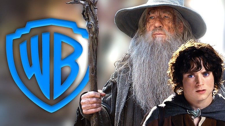 Gandalf and Frodo side-eyeing WB
