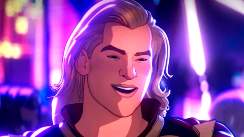 Thor smiling in What If...?