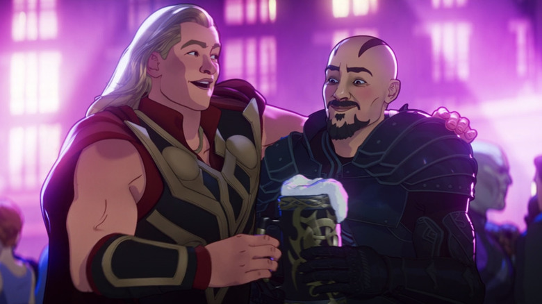 Thor with beer in "What If...?"