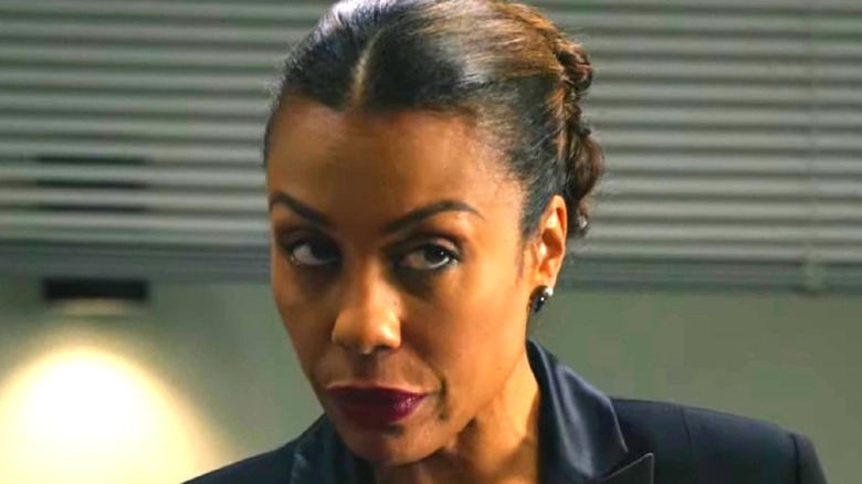 Mia Jordan looks skeptical