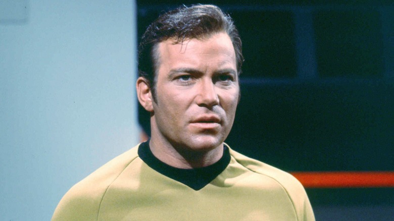 William Shatner as Captain Kirk in Star Trek: The Original Series