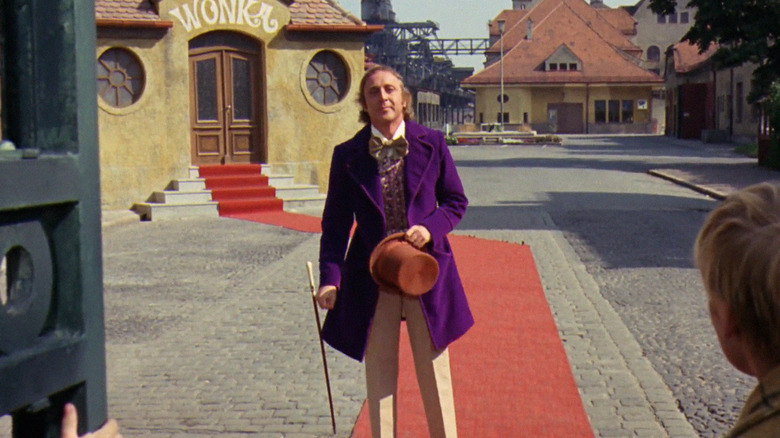 Wonka Outside Factory
