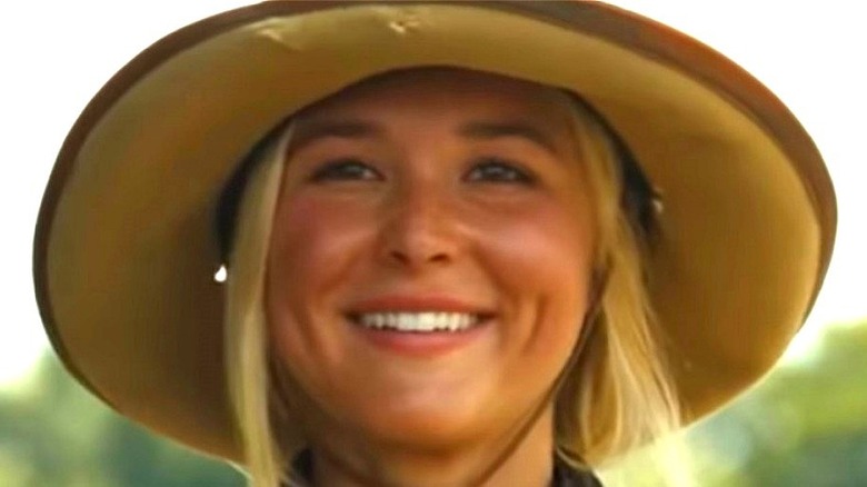 Elsa Dutton smiling in a hat