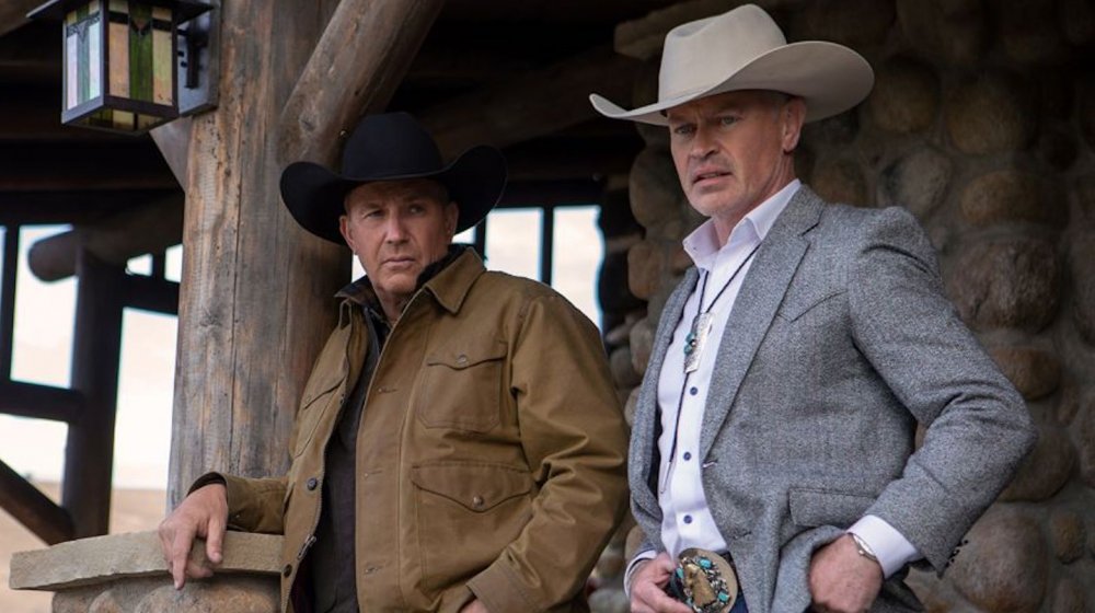 Kevin Costner and Neal McDonough in Yellowstone