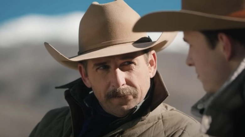 Young John Dutton speaks with his son about legacy on Yellowstone (2018-2024)