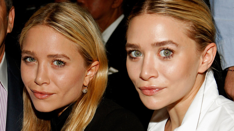 Mary-Kate and Ashley Olsen at an event