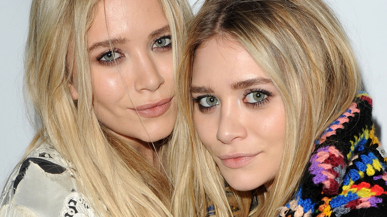 Mary-Kate and Ashley Olsen at an event