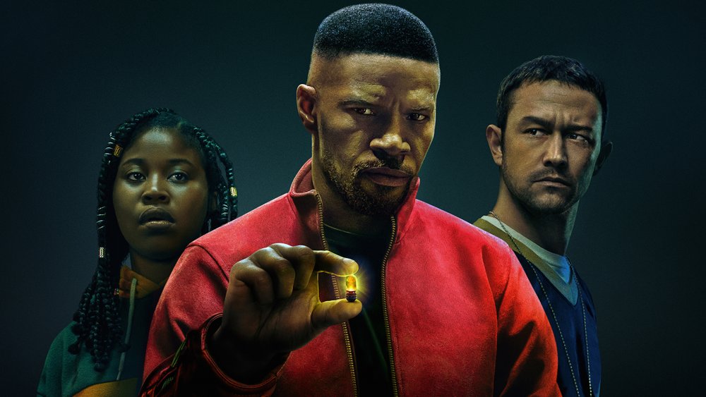 Jamie Foxx, Dominique Fishback, and Joseph Gordon-Levitt in Project Power