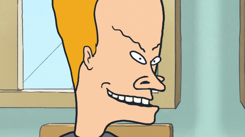 Beavis smiling