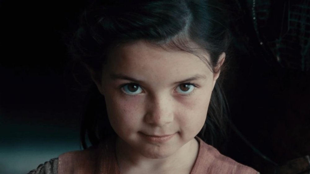 Lilly Aspell as young Diana Prince in Wonder Woman