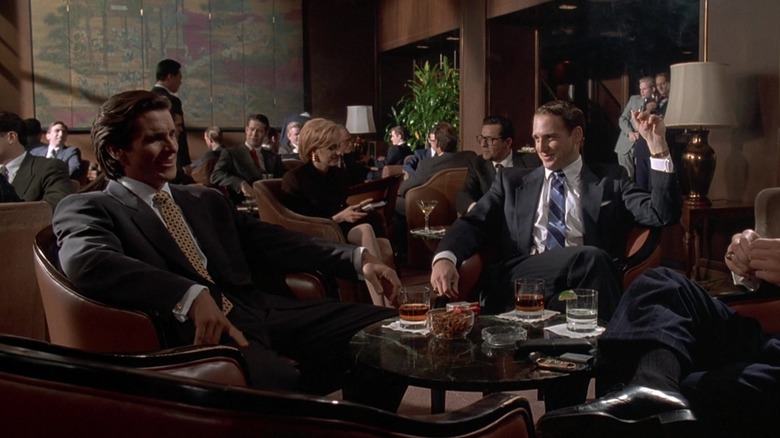 Josh Lucas and Christian Bale in American Psycho