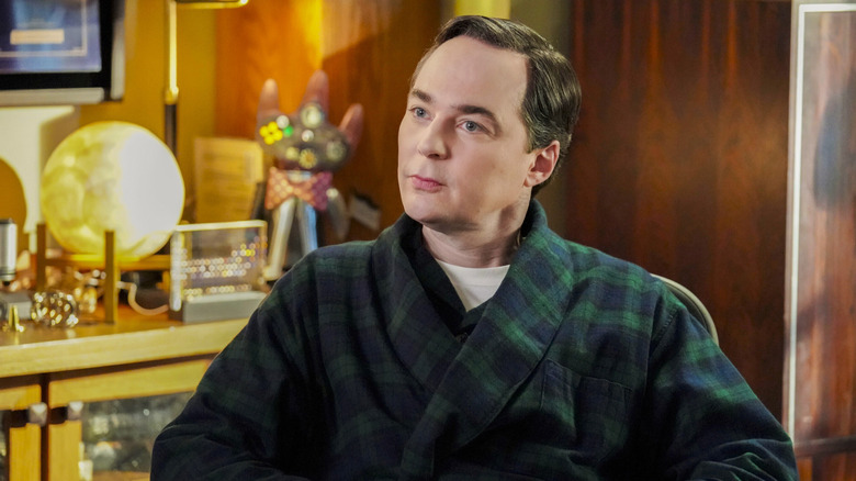 An older Sheldon is smug in 
