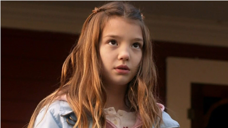 Kelly Harper staring