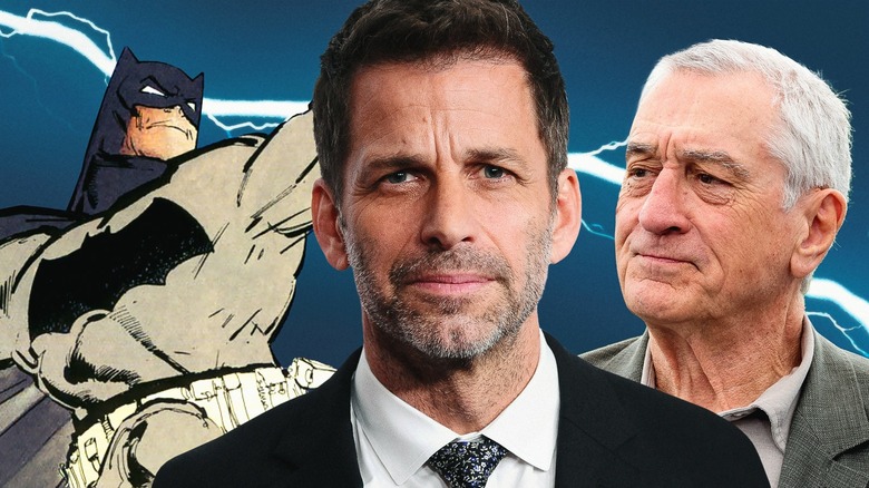 A composite of Batman, Snyder, DeNiro