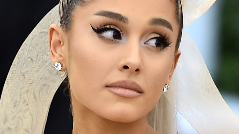 Ariana Grande looks away 
