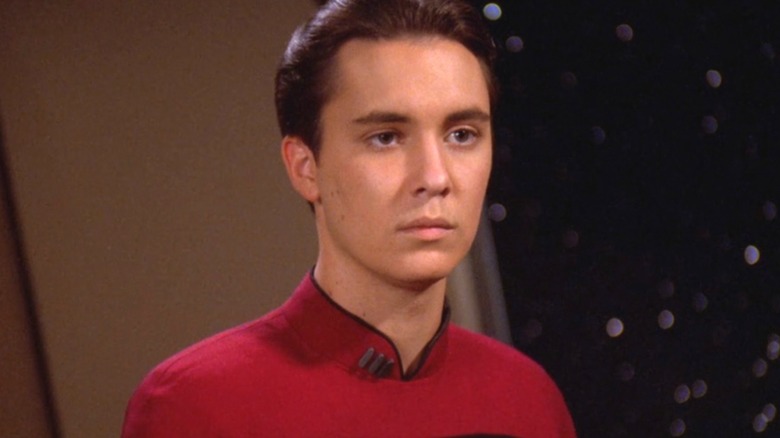 Wesley Crusher stoic