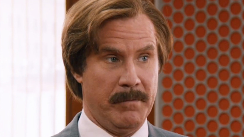 Will Ferrell Ron Burgundy mustache