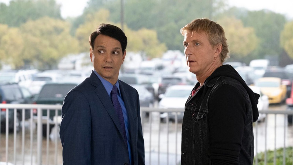 Ralph Macchio and William Zabka reprise their Karate Kid roles for Cobra Kai