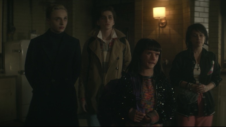 Ty Tennant, Sebastian Croft, Abigail Shapiro, and Madalyn Horcher in Doom Patrol Season 3 Episode 3