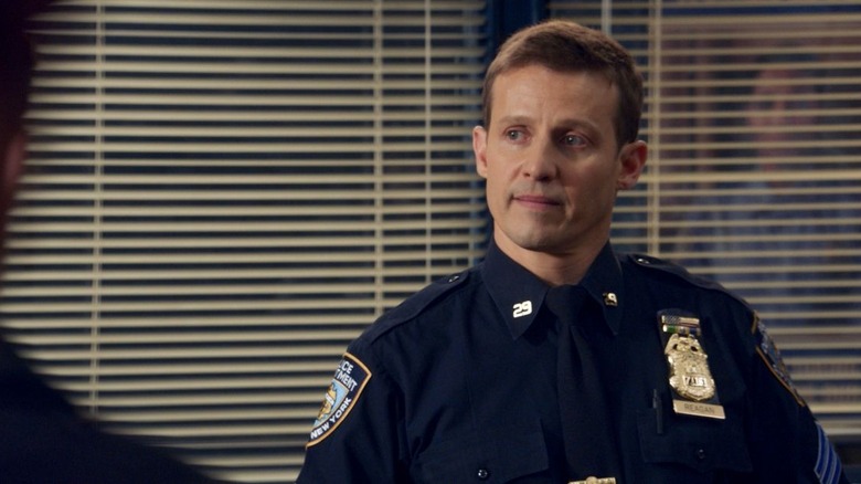 Jamie Reagan in police uniform
