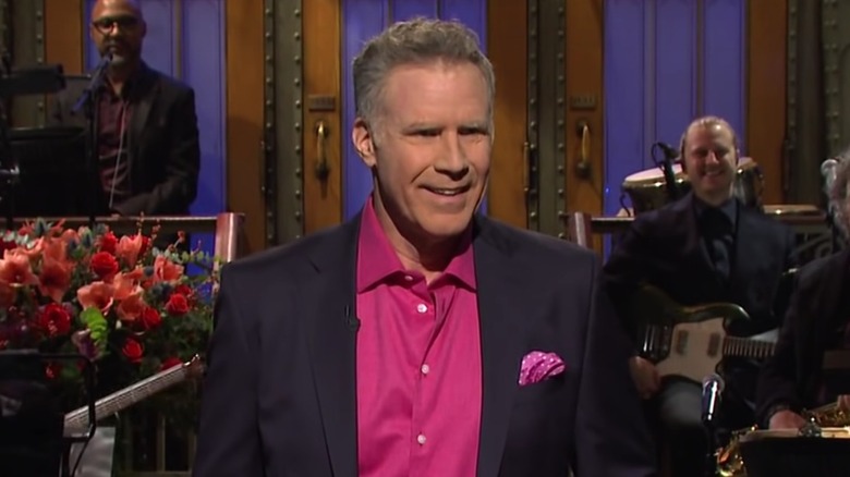 Will Ferrell performing SNL monologue