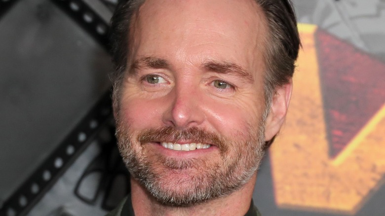 Will Forte smiling at MacGruber premiere