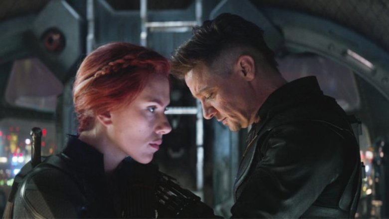 Black Widow and Hawkeye