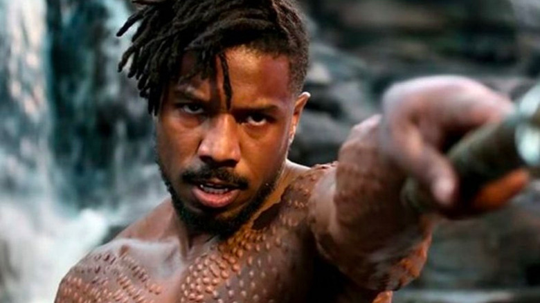 Michael B. Jordan as Kilmonger in Black Panther
