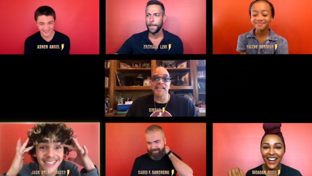 Sinbad and the cast of Shazam! Fury of the Gods at DC FanDome