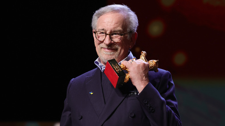 Steven Spielberg accepts at Berlinale