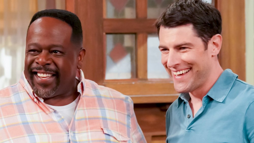 Cedric the Entertainer as Calvin and Max Greenfield as Dave in The Neighborhood