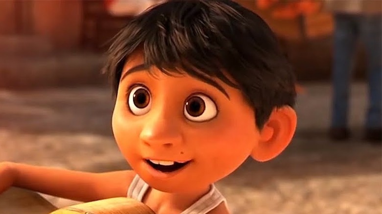 Miguel smiling in Pixar's Coco