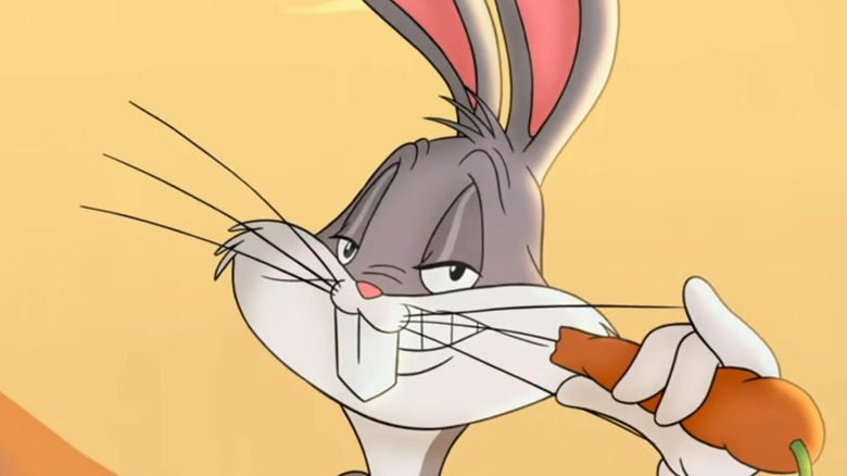 Bugs Bunny bites carrot