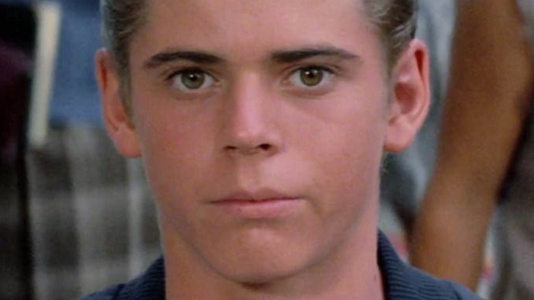 Ponyboy Curtis staring forward in The Outsiders